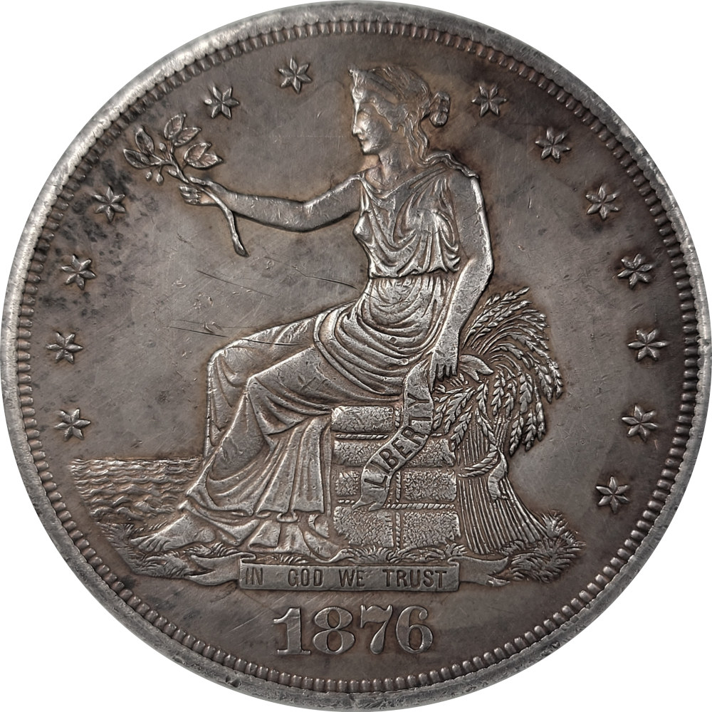 1876-CC-T$1-Trade-Dollar-T1-Obv/T2-Rev